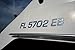 Boat & Jetski Registration Numbers - Domed/raised Decal (16 Pcs) Plain Chrome/SURF Series Font Style