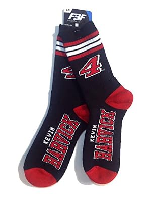 Nascar Fan Socks Crew Length 4stripe