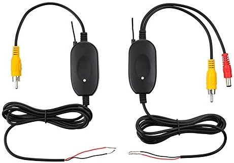 qhtongliuhewu 2.4G Wireless Transmitter Receiver Kit RCA Car Video For Reverse Backup Camera