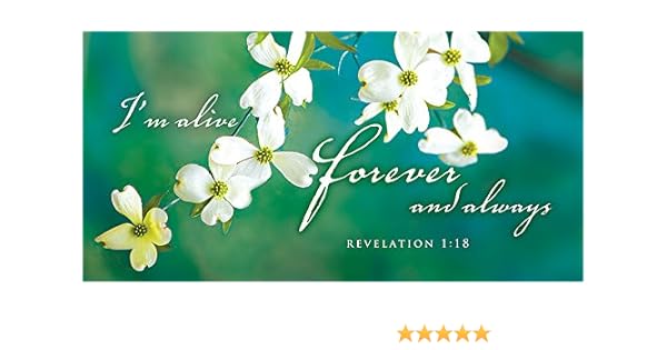 Im Alive Easter Dogwood Offering Envelope Pkg Of 50 - 