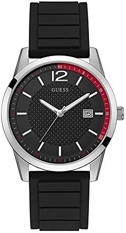 Guess Analog Black Dial Men's Watch-W0991G1