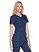 Cherokee Women's V-Neck Top, Navy, Small