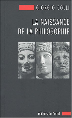 La  naissance de la philosophie