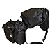 TrailMax English Pommel Horse Saddlebags for Trail-Riding, 6 Zippered Compartments & 2 Water Bottle Holders, PVC-Coated for Weather & UV Resistance, Blackthumb 2