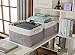 DECOMOMO Foldable Storage Bin Collapsible Sturdy Cationic Fabric Storage Basket Cube W/Handles for Organizing Shelf Nursery Home Closet (Jumbo - 19.7 x 15.8 x 11.8) (Grey, Extra Large - 3 Pack)