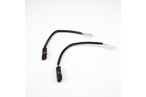 Aharon Motorcycle 12V Cable Wire Extension/Adapter for LED Turn Signal Lights | Compatible with BMW Motorcycles | Bike Indicator Blinkers | Waterproof Indicator Light Connector Plug