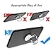 VASIVO Mirror Phone Ring Holder, 360° Swivel Ring Holder Finger Holder Holder for iPhone 7/7 Plus, Galaxy S8/S8 Plus and Other Smartphones (Rose Gold 1 Pack)