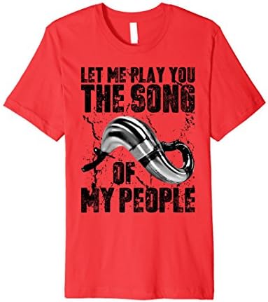 Song of My People 2 Stroke Motocross Pipe T-Shirt