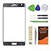 For Samsung Galaxy Note Edge Front Outer Screen Lens Glass Replacement,CrazyFire Glass Lens Replacement Repair Kit for Samsung Galaxy Note Edge N915A N915G N915P N915T N915V(Black)