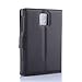 BlackBerry Passport Q30 Case, [LuckQR] Premium Luxury Leather Wallet Case, Folding Kickstand, Folio Design with Card & Cash Slot, Full Body Protective Cover Case for BlackBerry Passport Q30 - Black
