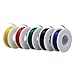 Striveday 24 AWG Hook Up Wire 1007 PVC Solid wire Kit box Electric wire 24 gauge 300V Cable (32.8ft Each Color)