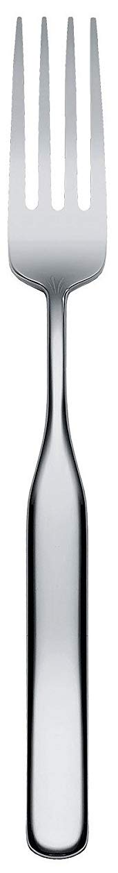 Alessi 18/10 Stainless Steel Mirror Polished Collo-alto Dessert Forks, Set of 6, Silver