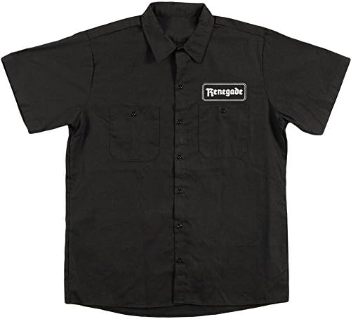 hed PE Men's Punx Not Ded Work Shirt XX-Large Black