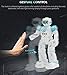 WEECOC RC Robot Toys Gesture Sensing Smart Robot Toy for Kids Can Singing Dancing Speaking Christmas Birthday (Blue)