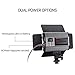Video Fill Light, Tolifo DSLR Light PT-15B-II Kit Including Bi-Color Metal LED Light with Barn Doors, Hotshoe, 2200mAh Rechargeable Battery for Studio, YouTube, Product Photography, Video Shooting