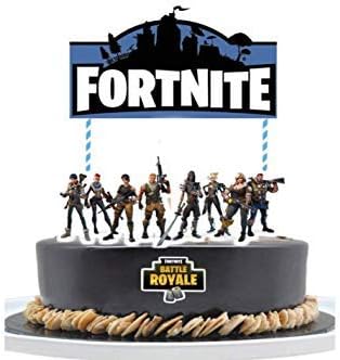 ABESTAR Cake Topper, 7" Gaming Theme Birthday Party Cake Decoration Supplies(3set)