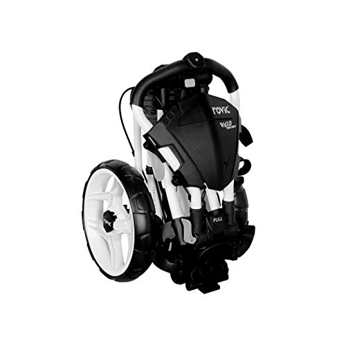 Rovic RV1D 3Wheel Disc Golf Push Cart Fits All Disc Golf Backpacks