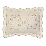 BrylaneHome Felisa Sham - King, Ivory
