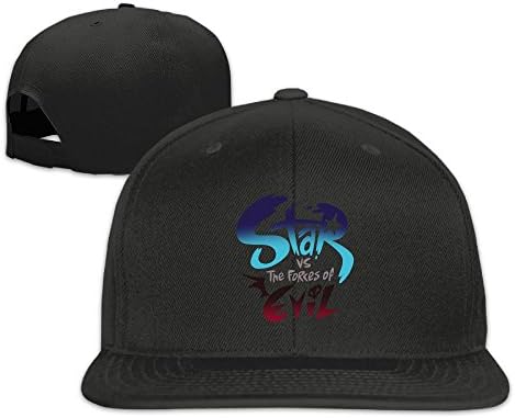 Anatoly Star Vs The Forces Of Evil Flat Bill Snapback Adjustable Baseball Caps Black