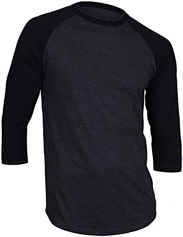Calace - Men's Casual Slim Fit 3/4 Sleeve Raglan Baseball T Shirt