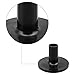 Cymbal Sleeves 8PCS 37x26mm Black Drum Cymbal Sleeves Replacement for Shelf Drum Kit