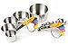 Bekith Stainless Steel Measuring Cups and Spoons Set, 10 Piece