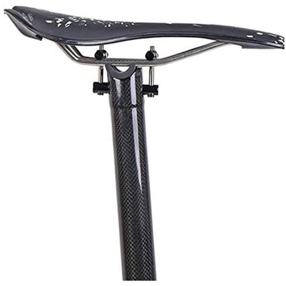 Extended Carbon Seatpost & Pentaclip for BROMPTON Bicycle 580mm (285 lighter) Glossy