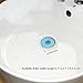 Blulu Plastic Kitchen Bath Sink Strainer Filter Net Drain Hair Catcher Stopper, Blue, 6 Pack