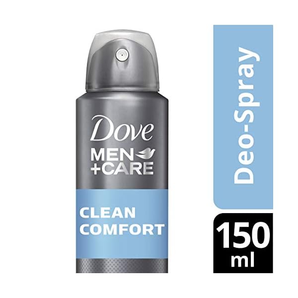 Dove Men+Care Clean Comfort Antiperspirant Deodorant Spray 150 ml, 1 Unit