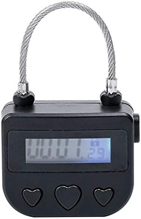Timed Lock Travel Lock Electronic Timer (Black)