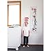 Trend Lab Dr. Seuss Cat in The Hat Canvas Growth Chart, Red/Gray/White
