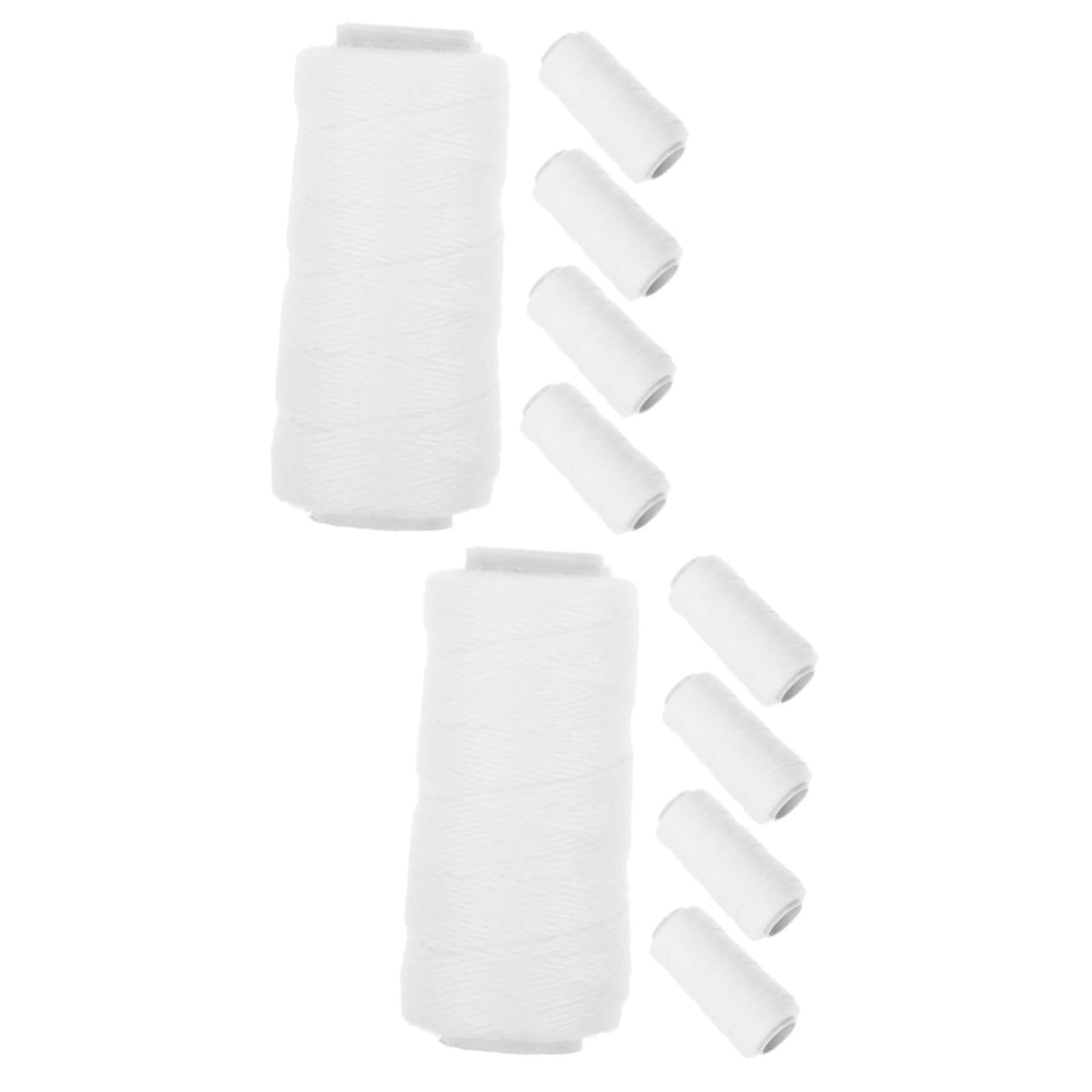 Mikinona 10rolls Cotton Thread for Hair Removal Eyebrow Threading Thread for Smooth Skin for Facial Hair Removal Embroidery and Home Use