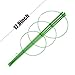 Yojoloin 2 Pack Garden Plant Support Ring Garden Trellis Flower Plastic Pillar with Iron Support Rings Climbing Vegtables&Flowers&Fruit Grow Cage with 3 Adjustable Rings 17.8