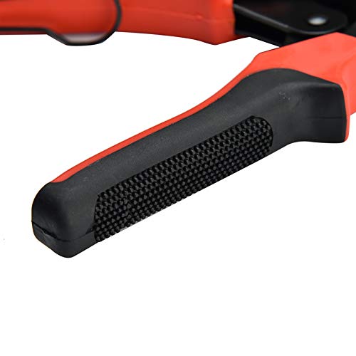 Leather Hole Punch Plier Set for Belts, Watch Bands, Straps, Dog Collars, Saddles, Shoes, Fabrics, DIY Home or Craft Projects. Super Heavy Duty Rotary Puncher, Multi Hole Sizes Maker Tool