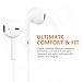 Headphones, 4Pack Earbuds Earphones with Built-in Mic for iPhone 6/6 Plus,6s/6s Plus,iPhone SE 5s 5c,iPad/iPod, Smartphone and Other Devices with 3.5mm Audio Port(The 4th Generation White)
