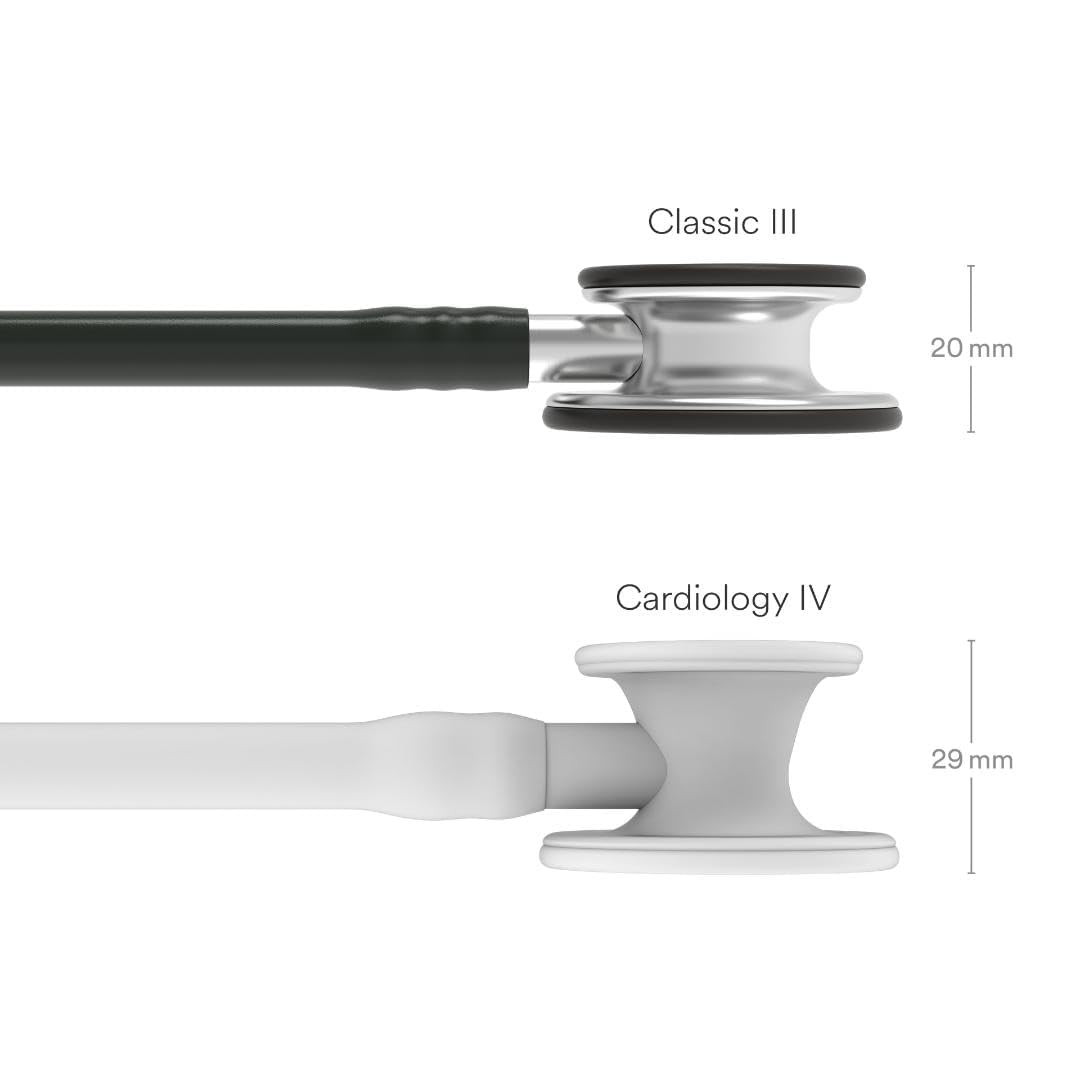 3M Littmann Classic III Monitoring Stethoscope, 5620, More Than 2X as Loud, Weighs Less, Stainless Steel Chestpiece, 27