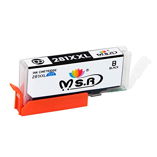 MSR Compatible Ink Cartridge Replacement for Canon PGI-280XXL CLI-281XXL PGI 280 XXL CLI 281 XXL for PIXMA TR7520 TR8520 TS6120 TS6220 TS8120 TS8220 TS9120 TS9520 TS9521C Printer (5 Pack)