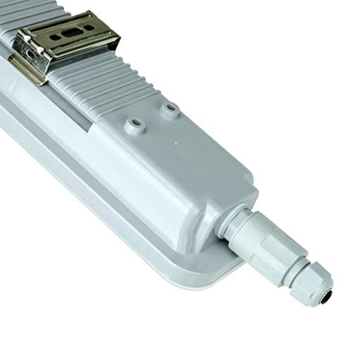 ibolux® LED Feuchtraumleuchte | 60 cm | 25 Watt | 6000 Kelvin Basic Line als Wannenleuchte Garagenlampe Werkstattlampe… – Bild 2