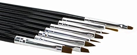 Melleco 8pcs Finest Sable Porcelain Ermine Brush Pen Set