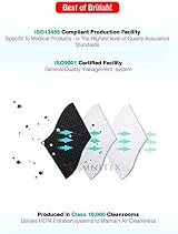 Omnitex British Brand 3Ply IIR Disposable Surgical Mask EN14683 98% 50 Pack view 7