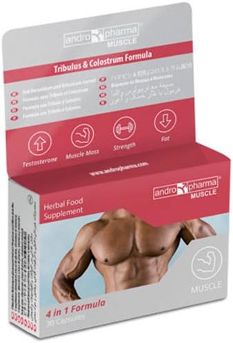 Andropharmia Muscle, Muscle Building Formula, 2 Boxes (2 Month Supply), Andro Pharmia