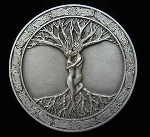 Celtic Tree Of Life Lovers Belt Buckle Very Nice!