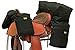 TrailMax Large Overnighter Horse Saddlebags Package with a Set of Saddle Bags, a Set of Horn Bags & a Cantle Bag, Double-Stitched, 600-denier PVC-Coated Poly, Blackthumb 4