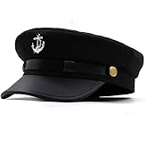 GRNUS Newsboy Cap for Women Casual Beret Hat Military Sailor Captain Cap Vintage Painter Fiddler Hat Ivy Peaked Flat Cap