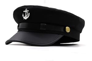 GRNUS Newsboy Cap for Women Casual Beret Hat Military Sailor Captain Cap Vintage Painter Fiddler Hat Ivy Peaked Flat Cap