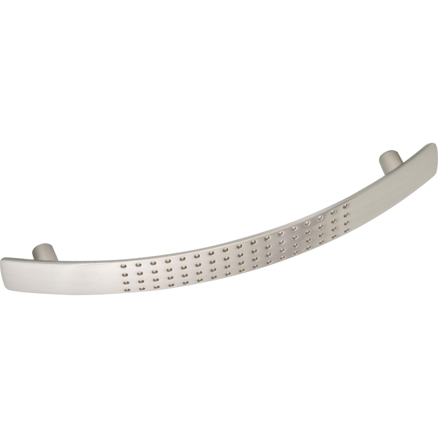 Sun Chain Paris LA Designer Furniture Handle 128 mm Width 160 mm Curved Handle for Cabinets and Drawers Zinc Die-Cast Nickel Plated Matt