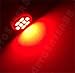 Jtech 10x T10 8-SMD Red LED Car Lights Bulb Interior, Instrument Cluster, License Light W5W, 147, 152, 158, 159, 161, 168, 184, 192, 193, 194 2825