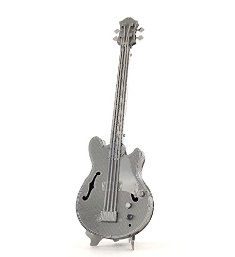 Fascinations Metal Earth Electric Bass Guitar 3D Metal Model Kit