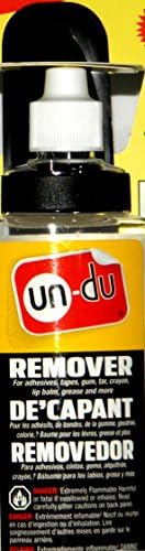 un-du 4 Ounce Sticker, Tape and Label Remover, Unbreakable Bottle