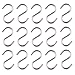 Axe Sickle 120 Pcs 1.2 Inch S Hook Connectors Metal Hanging Hooks for Hanging Products or Items, Chain Hardware